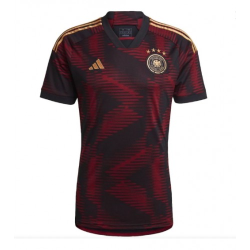 Camisa de Futebol Alemanha Equipamento Secundário Mundo 2022 Manga Curta